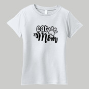 Cat Mom Ladies Tee