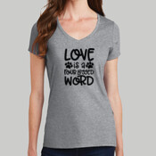 Ladies V Neck Tee